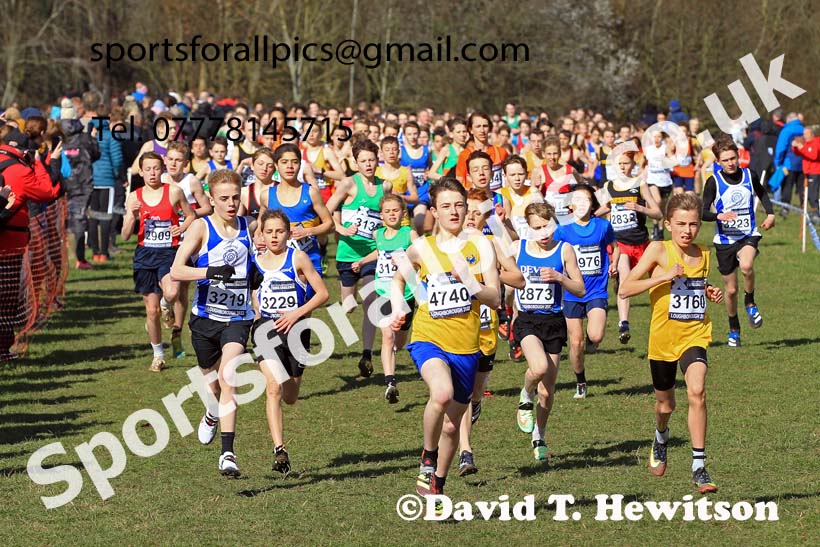 Boys Under-13s 2022 CAU Inter Counties Cross Country, Prestwold Hall, Loughborough.  Photo: David T. Hewitson/Sports for All Pics